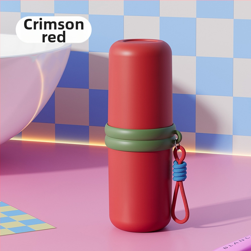 Suport pentru periuțe de dinți – portabil, material PP, 1 compartiment, set de călătorie