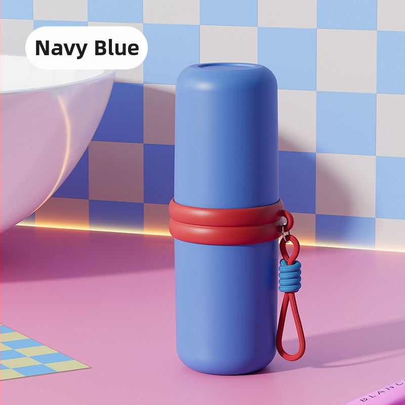 Suport pentru periuțe de dinți – portabil, material PP, 1 compartiment, set de călătorie