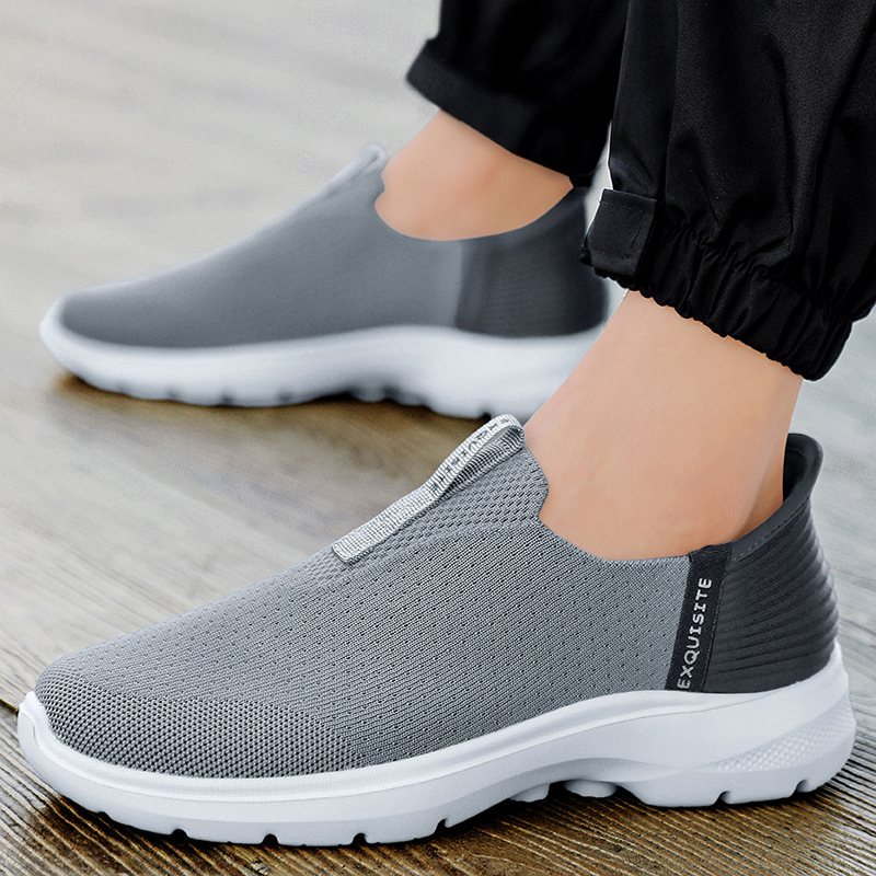 Muške mrežaste prozračne tenisice slip-on – casual lagane, EVA đon, niski gornji dio