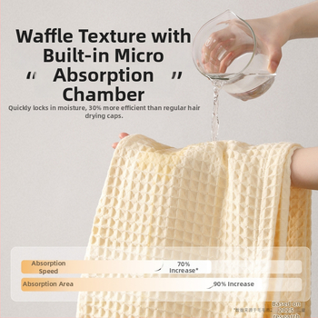 Șapcă de uscare a părului Drizzle — din bumbac pur; 150d fire; țesătură simplă; 140–169 g