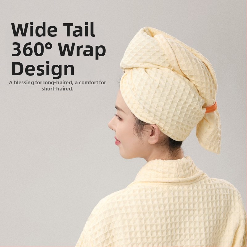 Șapcă de uscare a părului Drizzle — din bumbac pur; 150d fire; țesătură simplă; 140–169 g