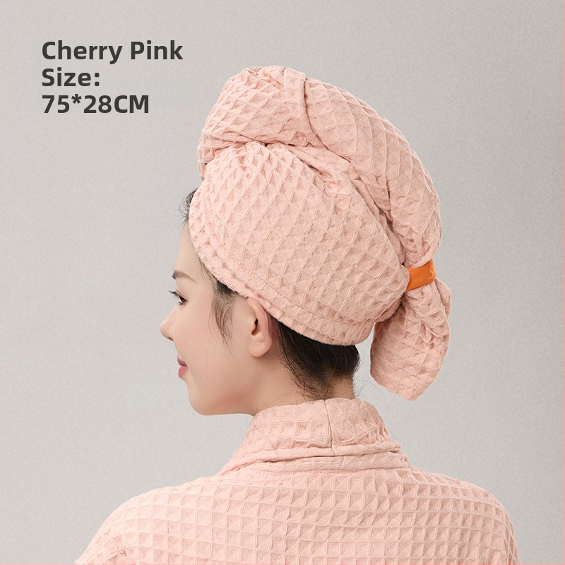 Șapcă de uscare a părului Drizzle — din bumbac pur; 150d fire; țesătură simplă; 140–169 g