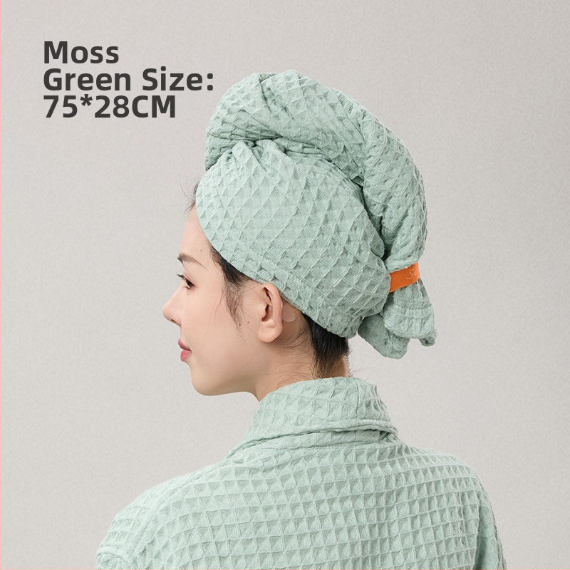 Șapcă de uscare a părului Drizzle — din bumbac pur; 150d fire; țesătură simplă; 140–169 g