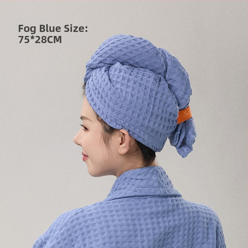 Șapcă de uscare a părului Drizzle — din bumbac pur; 150d fire; țesătură simplă; 140–169 g