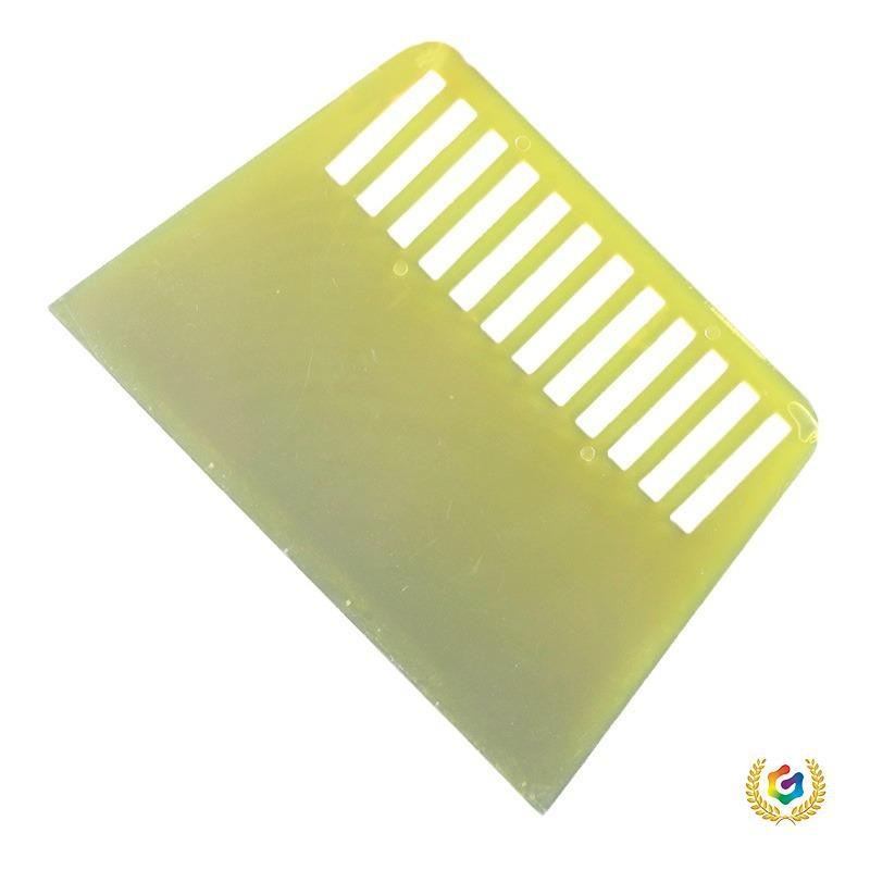 Lamă de raclet îngroșată — Plastic alb translucid, model: White Transparent Scraper; potrivită pentru tapet, răzuirea vopselei, decor interior, tăierea aluatului