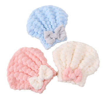 Shu Peng korall velúr hajszárító sapka, Jacquard 150D, vastagított, gyors száradás és vízfelvétel, testreszabás elérhető