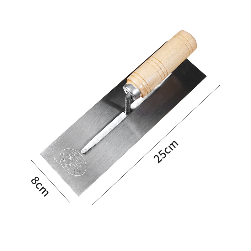 Spatulă de zidărie cu mâner din lemn, serie cuțit plat, Yongsen