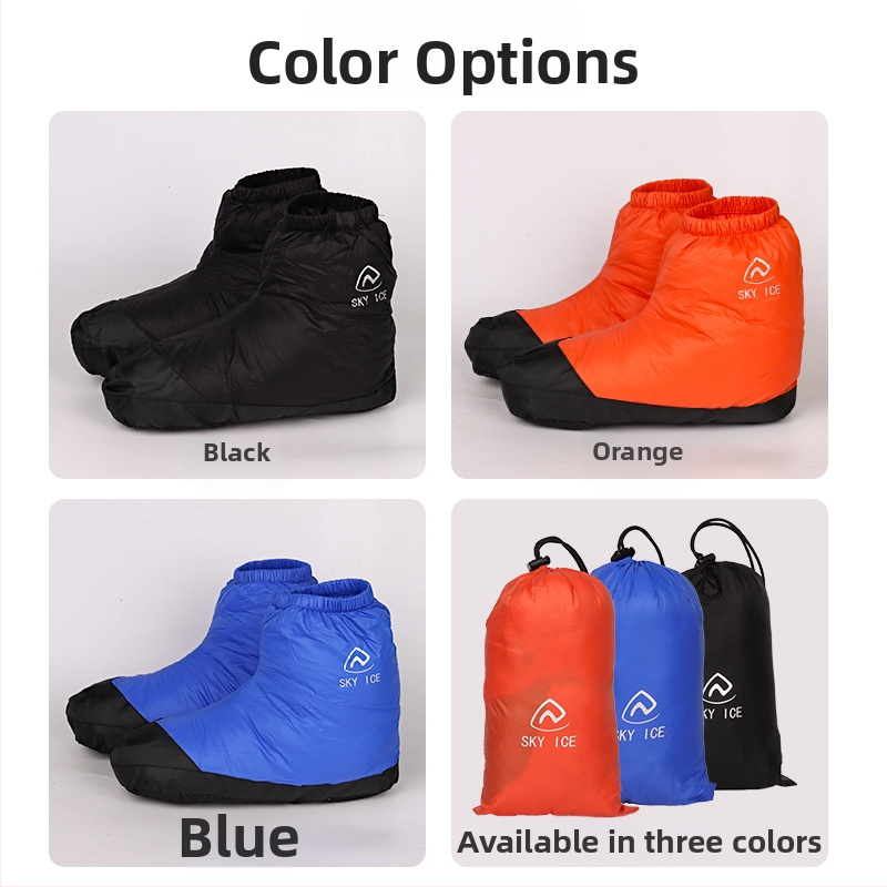 Unisex návlek na topánky s kačím down izoláciou, protišmytové dno, nepremokavý, na vonkajšie použitie, na zimu, jar a jeseň