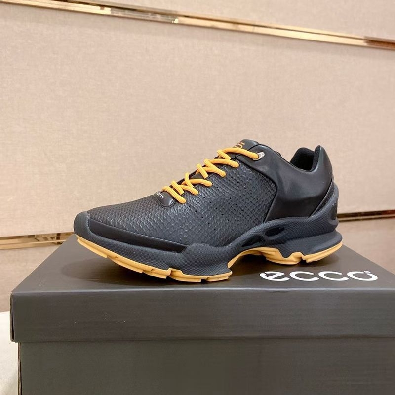 Pantofi de drumeție din piele pentru bărbați, căptușeală din plasă respirabilă, talpă din cauciuc ușoară, închidere cu șireturi, toc redus (1-3 cm)