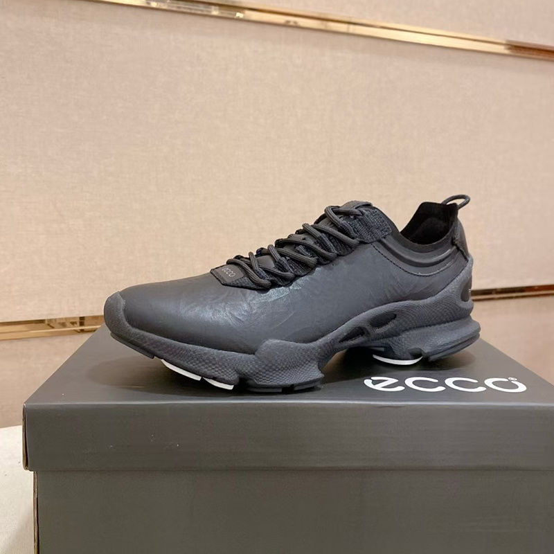 Pantofi de drumeție din piele pentru bărbați, căptușeală din plasă respirabilă, talpă din cauciuc ușoară, închidere cu șireturi, toc redus (1-3 cm)