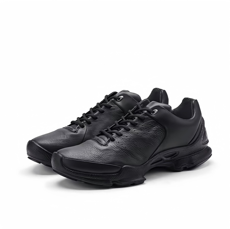 Pantofi sport unisex pentru alergare — partea superioară din piele de vită de primă clasă, vârf rotund, toc mic 1–3 cm, talpă din cauciuc, căptușeală PU