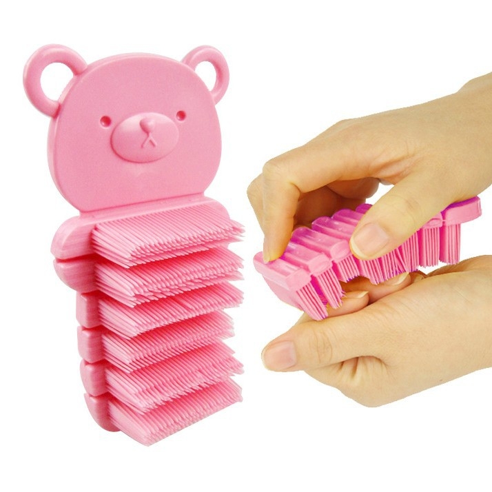 AISEN Perie pentru spălarea mâinilor a copiilor, cu curățarea unghiilor și perie pentru degetele, masaj la mână, PP+Nailon, pachet de 160 bucăți