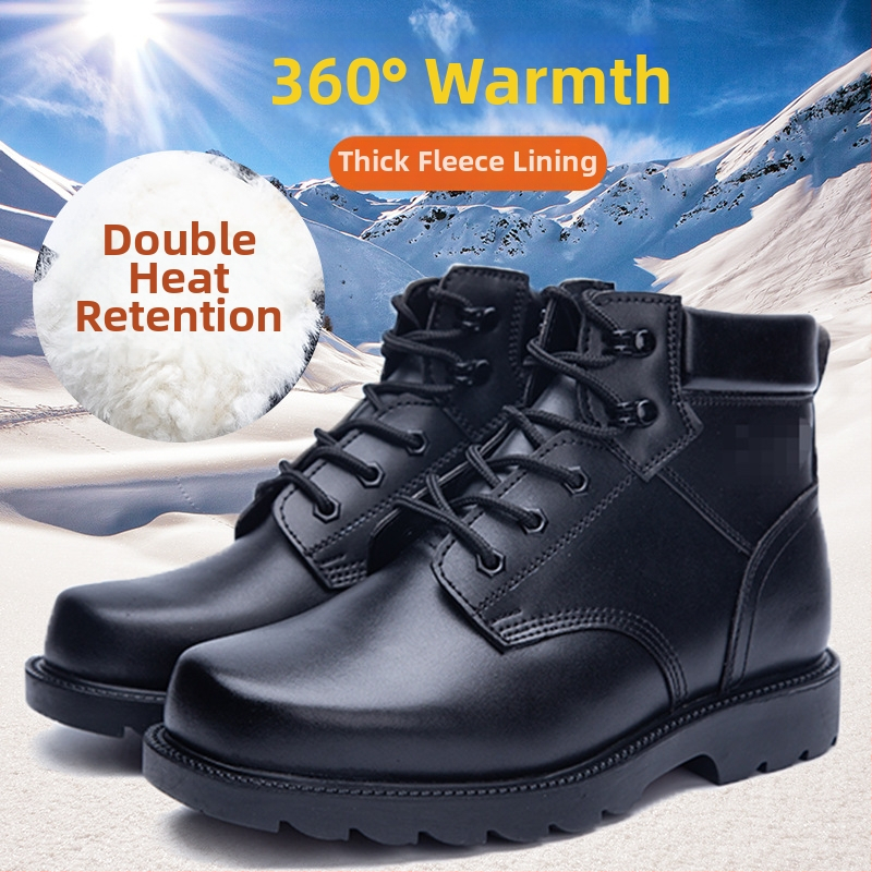Pánske zimné topánky z vlny, kožený vrchný diel, vlnená podšívka, nízky vrch, šnúrky vpredu, udržujú teplo