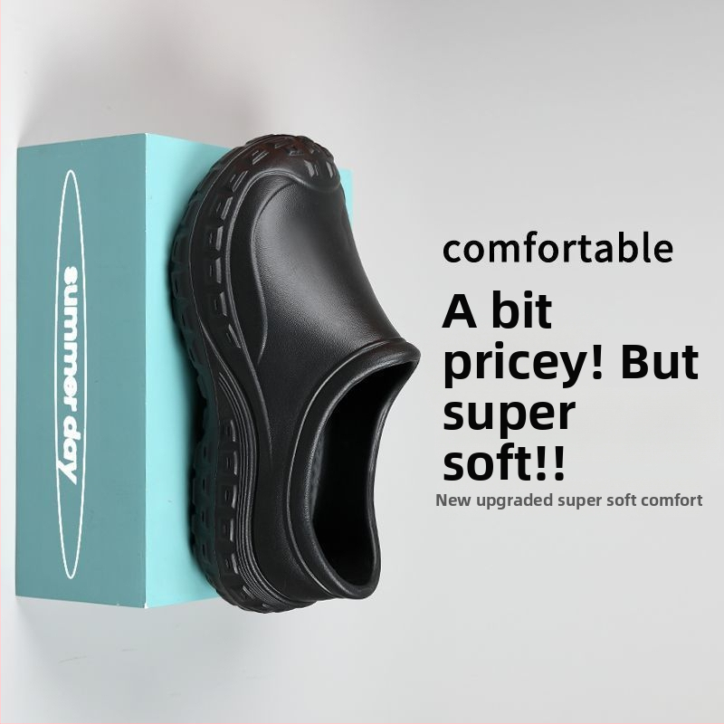 Unisex kuchynské topánky, protišmykové, vodeodolné a olejovzdorné (EVA vrchná časť, EVA podrážka, nízky profil, pracka)