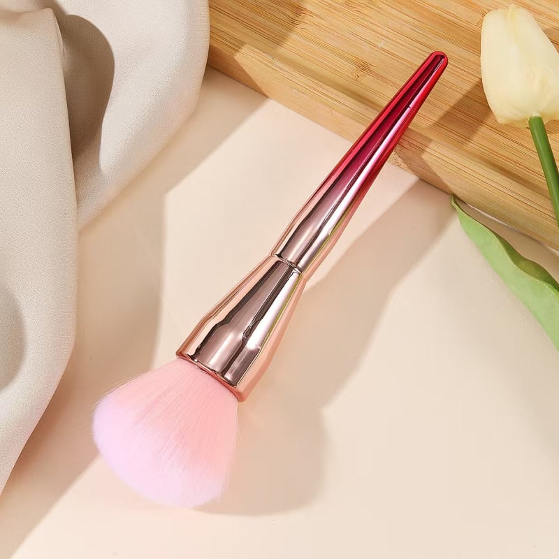 Πινέλο μακιγιάζ με τρίχες από νάιλον, πλαστική μακριά λαβή, μήκος τρίχας 5 мм, συνολικό μήκος 20 cm, μονή συσκευασία