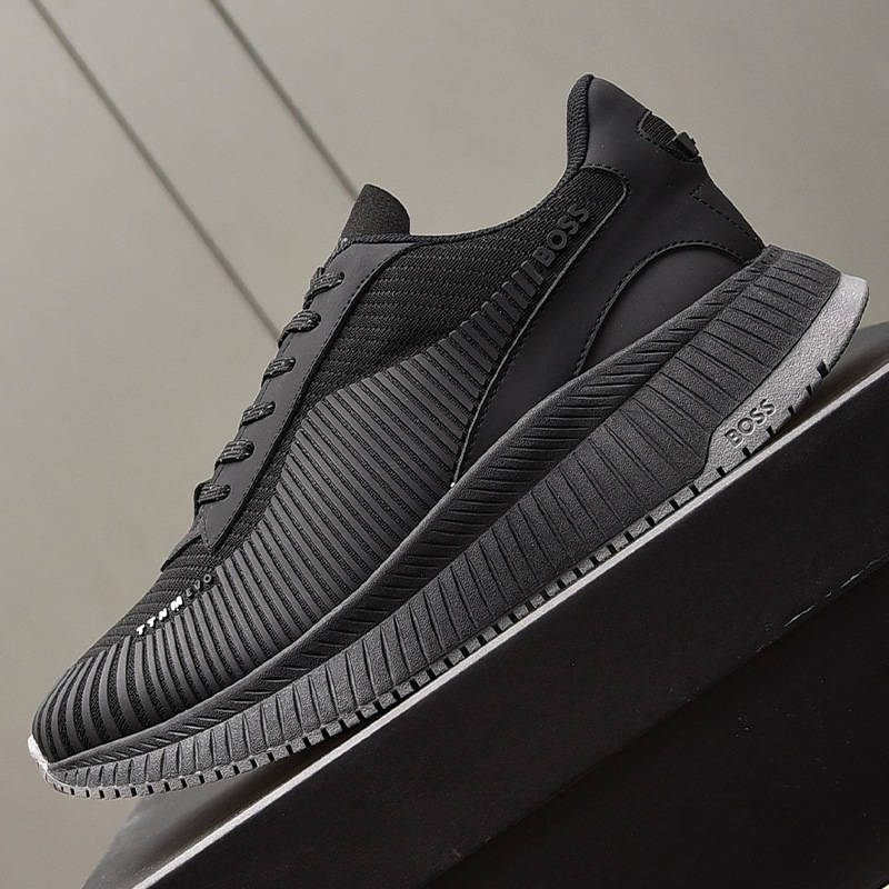 Pantofi sport outdoor pentru bărbați: interior respirabil din plasă, partea superioară Flying weaving, branț EVA, talpă din plastic, antiderapant