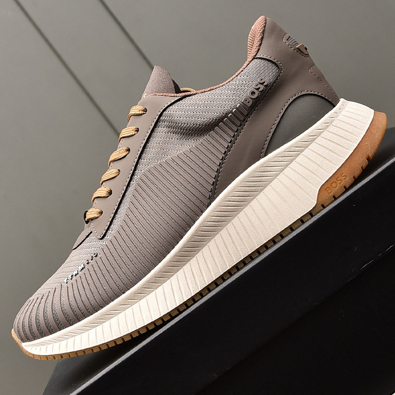 Pantofi sport outdoor pentru bărbați: interior respirabil din plasă, partea superioară Flying weaving, branț EVA, talpă din plastic, antiderapant