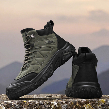 Muške planinarske tenisice za jesen/zimu, PU gornji dio, PVC potplat, niski model, vezanje, tekstilna uloška
