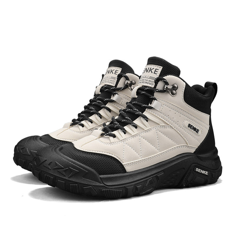 Muške planinarske tenisice za jesen/zimu, PU gornji dio, PVC potplat, niski model, vezanje, tekstilna uloška