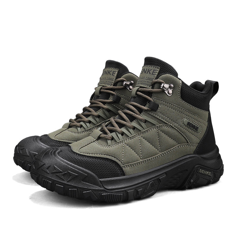 Muške planinarske tenisice za jesen/zimu, PU gornji dio, PVC potplat, niski model, vezanje, tekstilna uloška