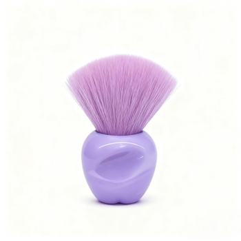 Pensulă pudră și blush, fibre sintetice, mâner din plastic, portabil, lungimea părului 45, lungimea totală 8 cm, 1 bucată