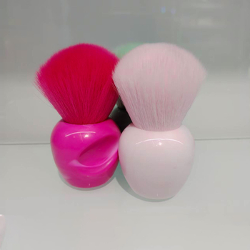 Pensulă pudră și blush, fibre sintetice, mâner din plastic, portabil, lungimea părului 45, lungimea totală 8 cm, 1 bucată