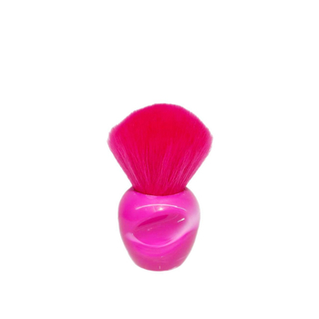 Pensulă pudră și blush, fibre sintetice, mâner din plastic, portabil, lungimea părului 45, lungimea totală 8 cm, 1 bucată
