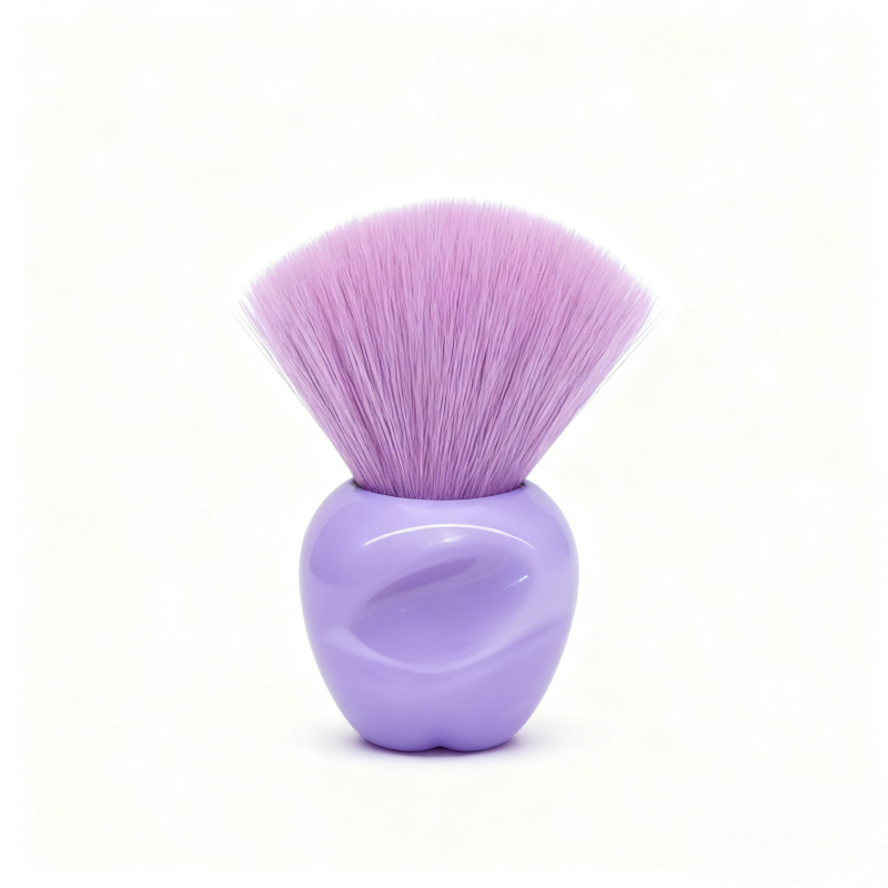 Pensulă pudră și blush, fibre sintetice, mâner din plastic, portabil, lungimea părului 45, lungimea totală 8 cm, 1 bucată