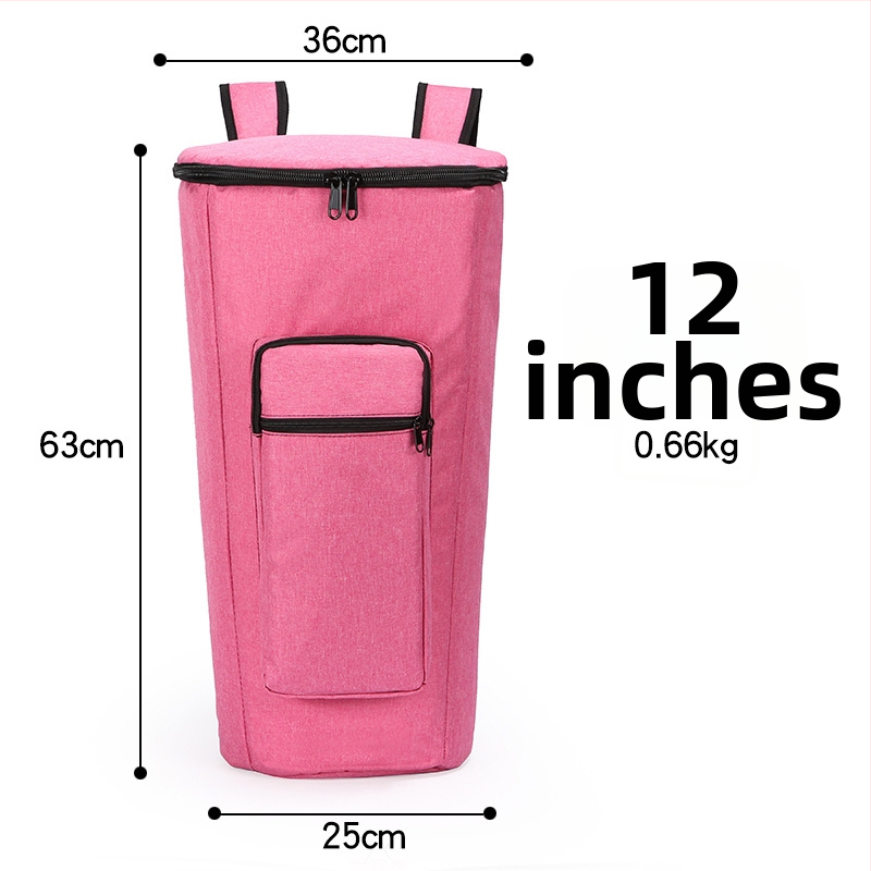 Oxford anyagból készült hangszeres táska, vízálló bélés, kopásálló és antiszeizmikus, görbe vállpánttal