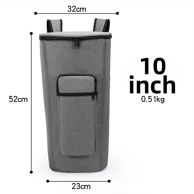 Oxford anyagból készült hangszeres táska, vízálló bélés, kopásálló és antiszeizmikus, görbe vállpánttal