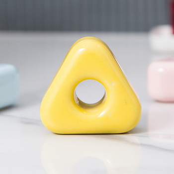 Keramički trokutasti držač četkice za zube, montaža bez bušenja, ispis logotipa, prilagodljiv