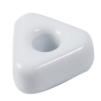 Keramički trokutasti držač četkice za zube, montaža bez bušenja, ispis logotipa, prilagodljiv