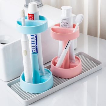 Držač za četkicu s drškom, prašnjela čašica za ispiranje, odvojivi i perivi skladišni stalak — plast, paket 72 kom