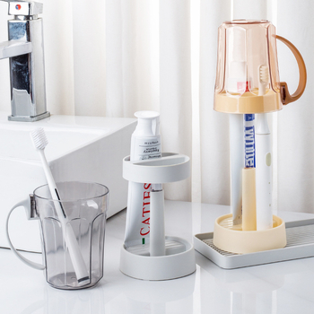 Držač za četkicu s drškom, prašnjela čašica za ispiranje, odvojivi i perivi skladišni stalak — plast, paket 72 kom