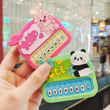 Mini klavir ključ sa svjetlećim prijenosnim elektroničkim klavirom – plastična igračka