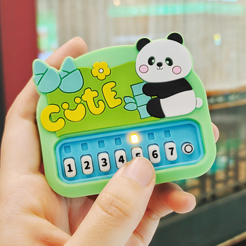 Mini klavir ključ sa svjetlećim prijenosnim elektroničkim klavirom – plastična igračka