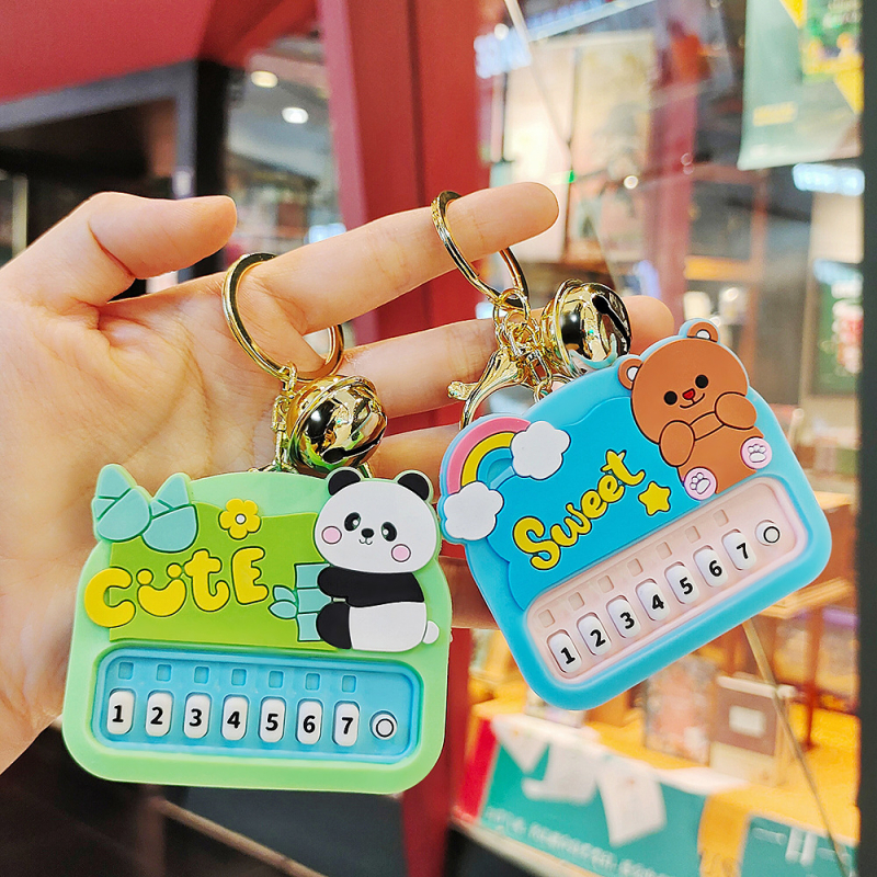 Mini klavir ključ sa svjetlećim prijenosnim elektroničkim klavirom – plastična igračka