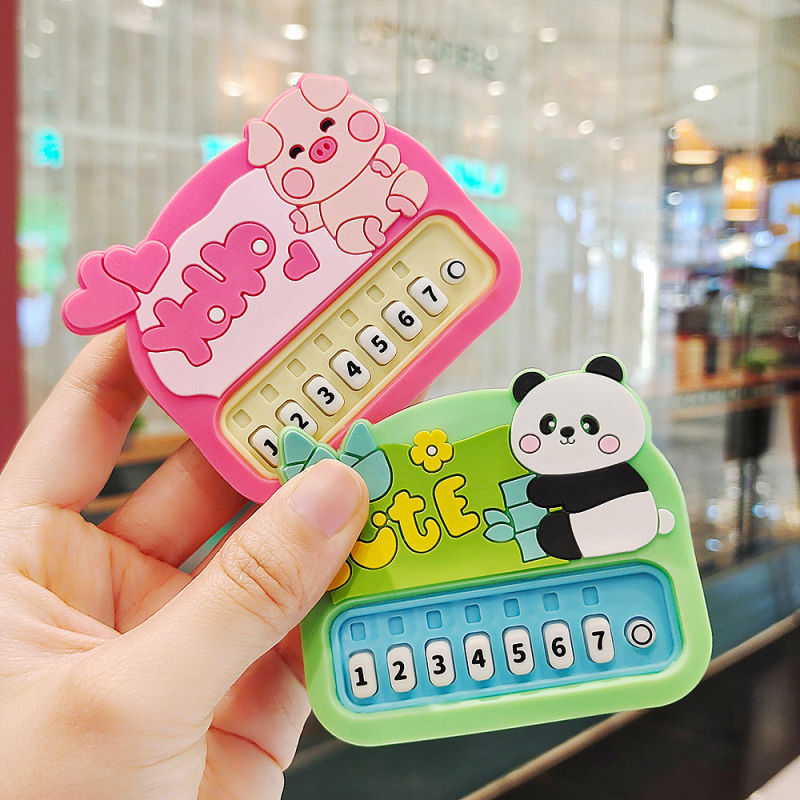 Mini klavir ključ sa svjetlećim prijenosnim elektroničkim klavirom – plastična igračka