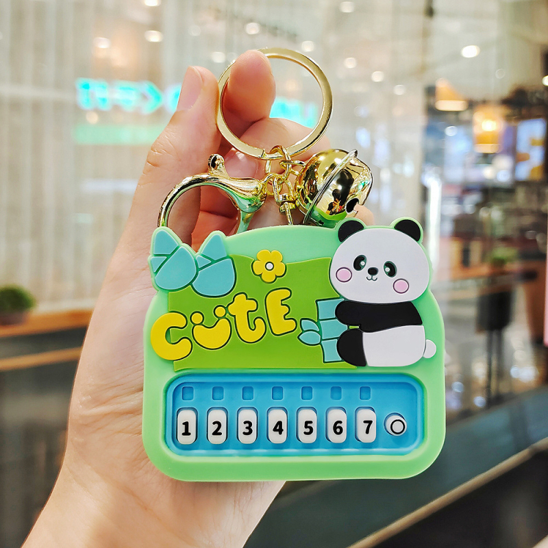 Mini klavir ključ sa svjetlećim prijenosnim elektroničkim klavirom – plastična igračka