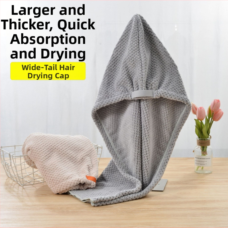 Pălărie de uscare a părului din Coral Fleece, 120–139 g, fir 120D, proces de producție: margine, Cut Pile, proces personalizat