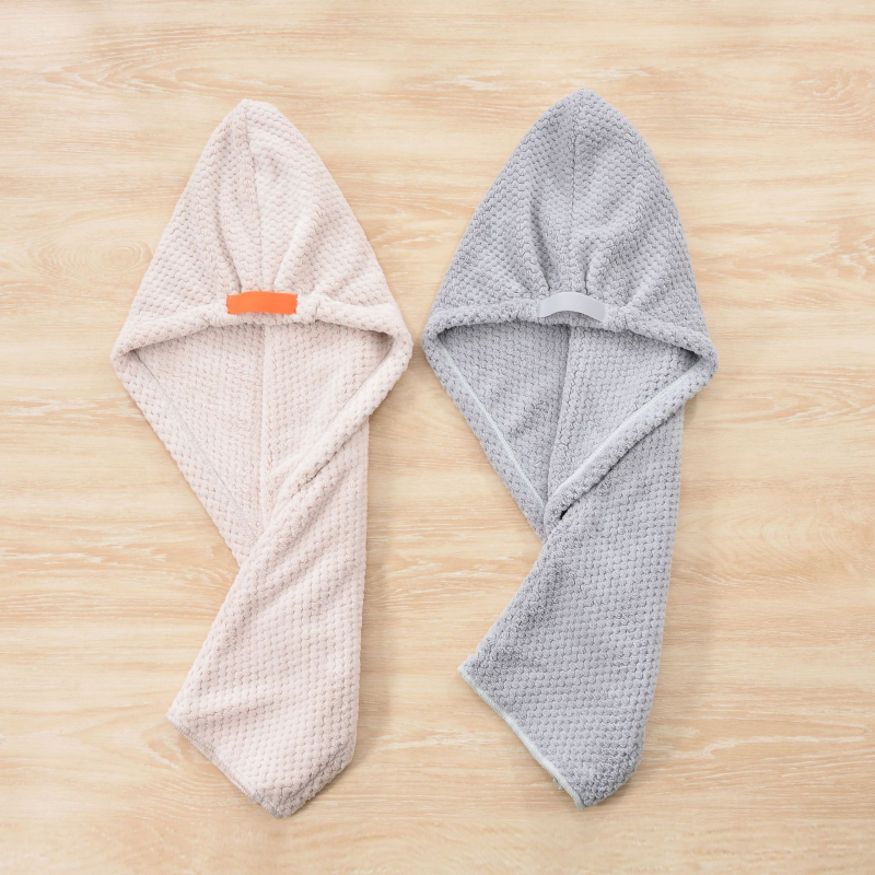 Pălărie de uscare a părului din Coral Fleece, 120–139 g, fir 120D, proces de producție: margine, Cut Pile, proces personalizat