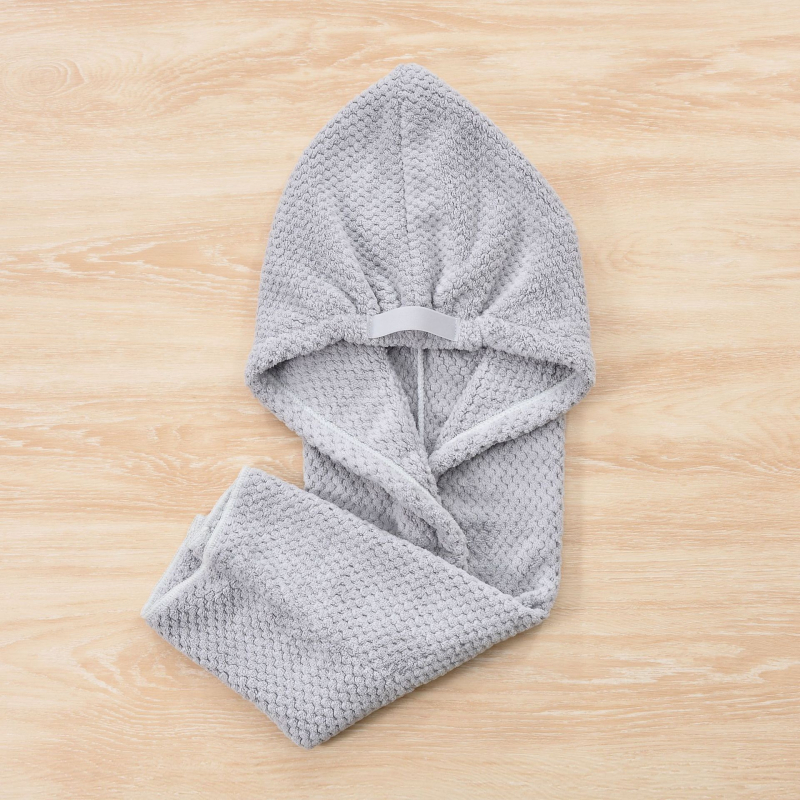 Pălărie de uscare a părului din Coral Fleece, 120–139 g, fir 120D, proces de producție: margine, Cut Pile, proces personalizat