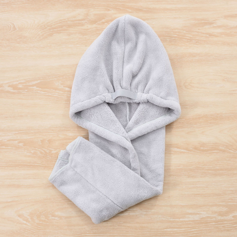 Pălărie de uscare a părului din Coral Fleece, 120–139 g, fir 120D, proces de producție: margine, Cut Pile, proces personalizat