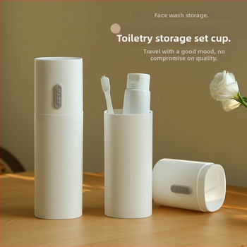 Travel Station Fogkefetartó – műanyag, tárolás, hordozható kialakítás, 140 darabos készlet