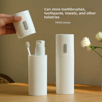 Travel Station Fogkefetartó – műanyag, tárolás, hordozható kialakítás, 140 darabos készlet