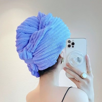 Kapica za sušenje kose od velura, 150D, 120–139 g, upijajuća i brzo suši