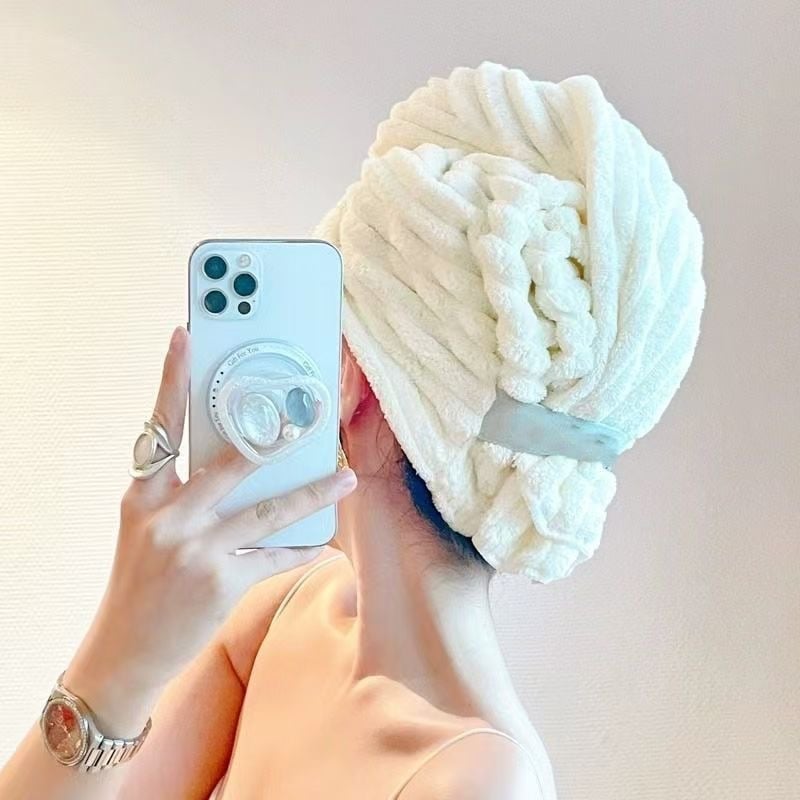 Kapica za sušenje kose od velura, 150D, 120–139 g, upijajuća i brzo suši