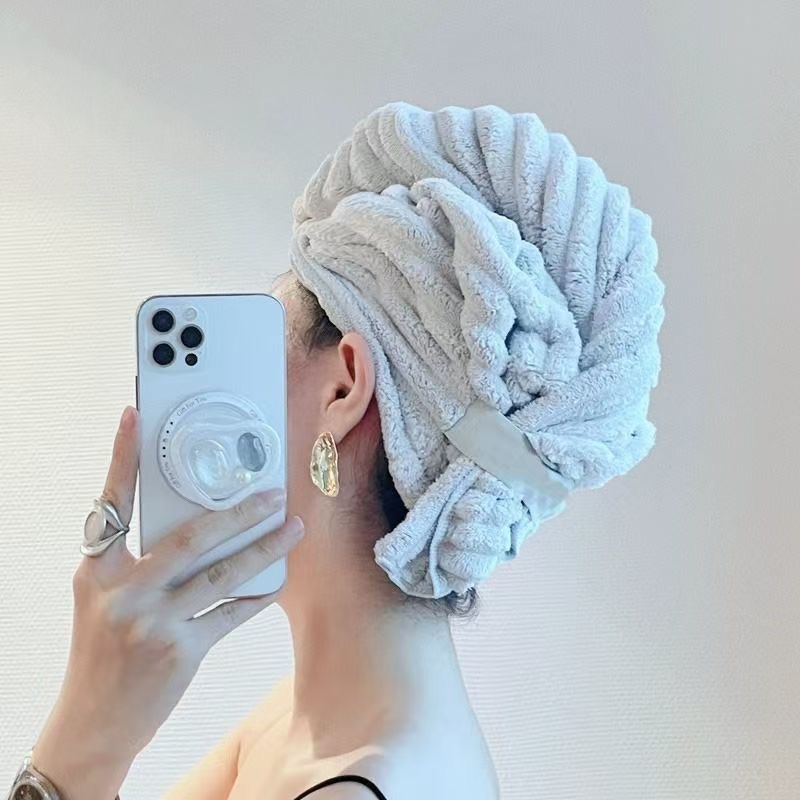 Kapica za sušenje kose od velura, 150D, 120–139 g, upijajuća i brzo suši