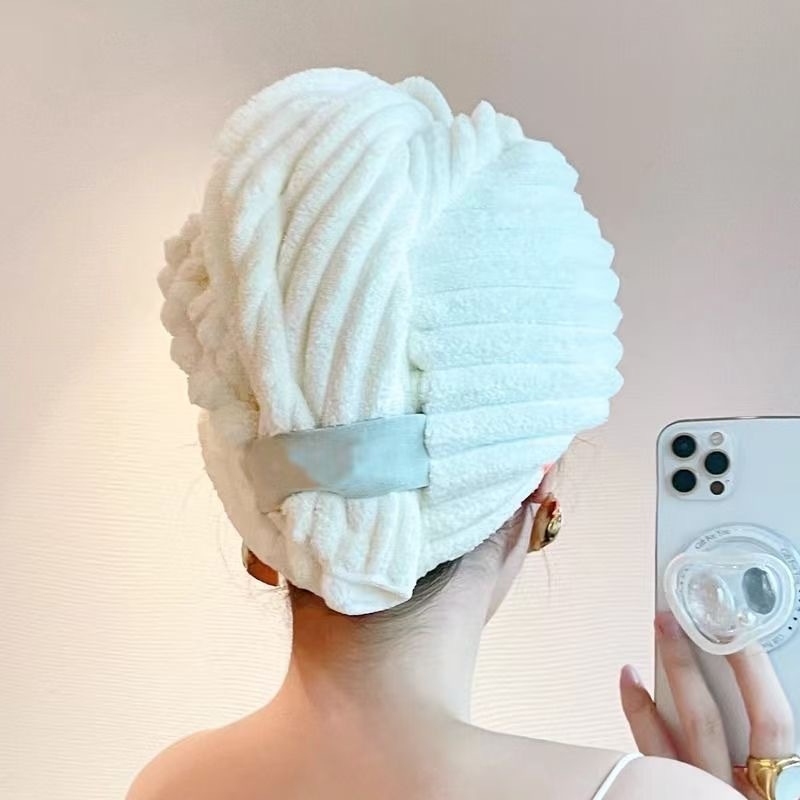 Kapica za sušenje kose od velura, 150D, 120–139 g, upijajuća i brzo suši