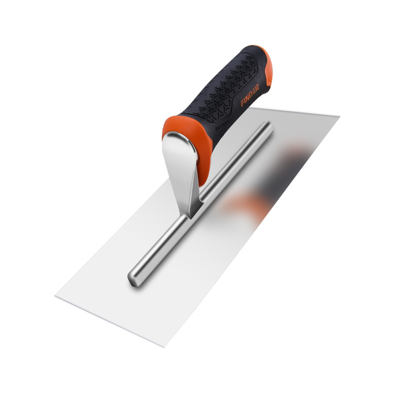 FINDER spatula za kit s zubom za pločice, oštrica od čelika 50#, plastična drška